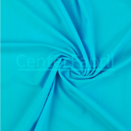 Tecido Malha Praia com elastano Lisa Turquesa Baby Blue UV 50% Larg1,40mt 84%Polamida/16%Elastano.230/250 g/m2.VENDA POR METRO.Conserv1-I/2-2/3-2/4-5/6-8/6-3