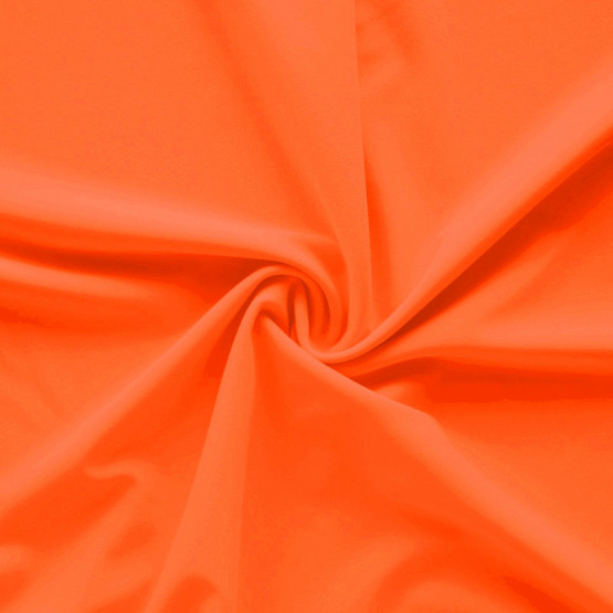 Malha Praia com elastano Lisa Páprika Laranja Fluor Larg.1,40mt 84%Polamida/16%Elastano.230/250 g/m2.VENDA POR METRO.Conserv1-I/2-2/3-2/4-5/6-8/6-3