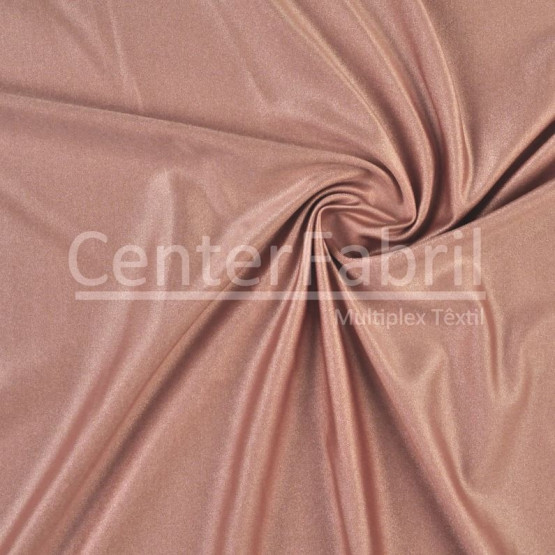 Tecido Malha Praia Cirê - Cirre-com elastano Lisa Rose Metal Larg160cm 84%Poliamida16%Elastano 210gr/m2.Preço por metro