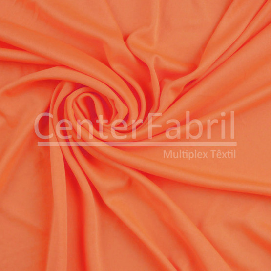 Malha Helanca Light Laranja Neon Larg.180cm 100% Poliester -  Preço por metro. Conserv 1-M/2-2/3-2/5-3/6-1/6-3