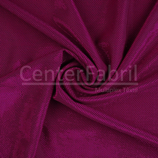 Tecido Malha Lurex Sunshine Bonded Pink Larg.147cm 96%Poliéster 4%Elastano 192Gr/m² - Preço por metro - Conserv 1-M/2-2/3-3/4-5/5-3/6-1/6-3
