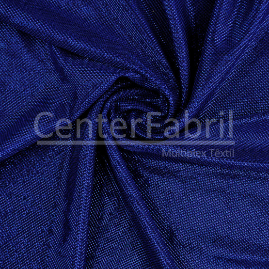 Tecido Malha Lurex Sunshine Bonded Azul Royal Larg.147cm 96%Poliéster 4%Elastano 192Gr/m² - Preço por metroConserv 1-M/2-2/3-3/4-5/5-3/6-1/6-3