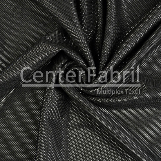 Tecido Malha Lurex Sunshine Bonded Preto Larg.147cm 96%Poliéster 4%Elastano 192Gr/m² - Preço por metroConserv 1-M/2-2/3-3/4-5/5-3/6-1/6-3