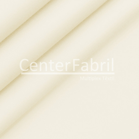 Tecido Malha Cotton Tubular Marfim Larg.90cm 90%Algodão 10%Elastano Preço por Metro