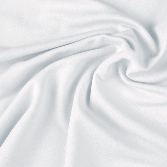 Malha Roma Light Branco Larg.160cm 100%Poliester -110gr/m²- Preço por metro