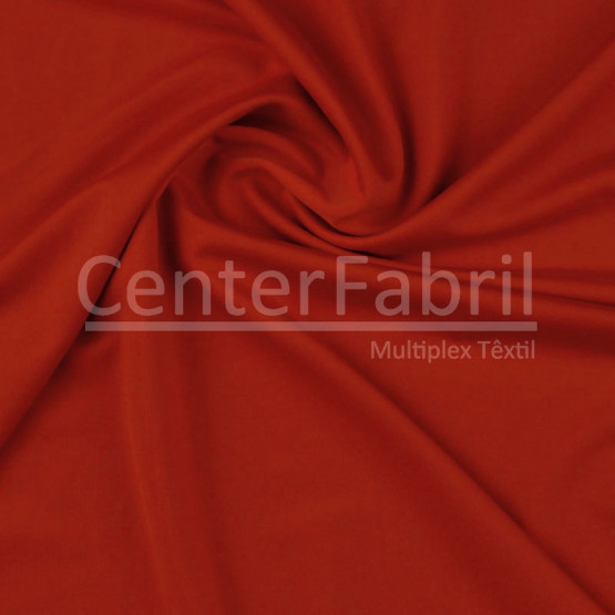 Tecido Malha Micro Fluid Vermelho Larg 150cm 92%Poliester 8%Elastano 220gr/m2 -  Preço por metro