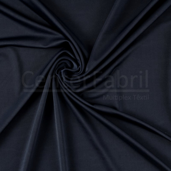 Tecido Malha Micro Fluid  Azul Iris Larg 150cm 92%Poliester 8%Elastano 227g2533r/m2 -  Preço por metro