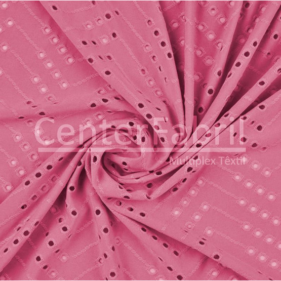 Tecido Malha Laise Rosa Largura 150cm 92%Poliester 8%Elastano 210gr/m2. Venda por metro