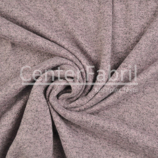 Tecido Malha Melange Flanelado Rosa Largura 150cm 92%Poliester 6%Viscose 2% Elastano - Venda por Metro . Conserv 1-M/2-2/3-3/4-5/5-3/6-1/6-3