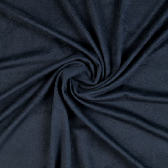 Tecido Malha Micro Suede Moda Marinho Larg 150cm 87%Poliester 13%Elastano Venda por Metro 180gr/m2