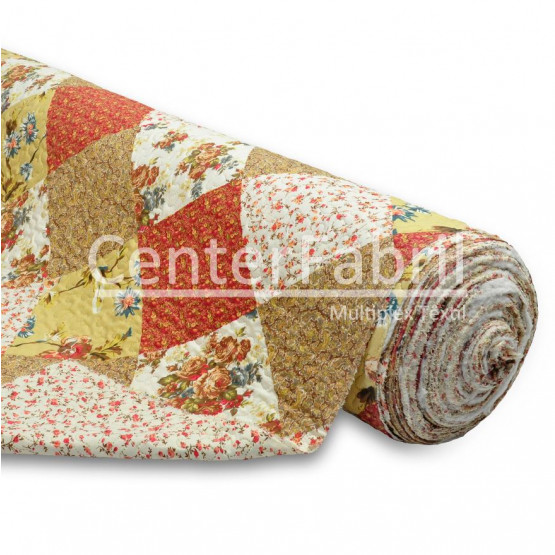 Tecido Matelassê Dupla Face Estamp Larg.2,25mt 100%Poliester des.129- 320gr/m2