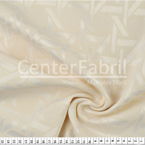 Tecido Lonita Leve Jacquard Cru Carolina Largura 148cm 60%Algodão 40%Poliester. Conserv1-J/2-2/3-3/4-3/5-2/6-8/6-4