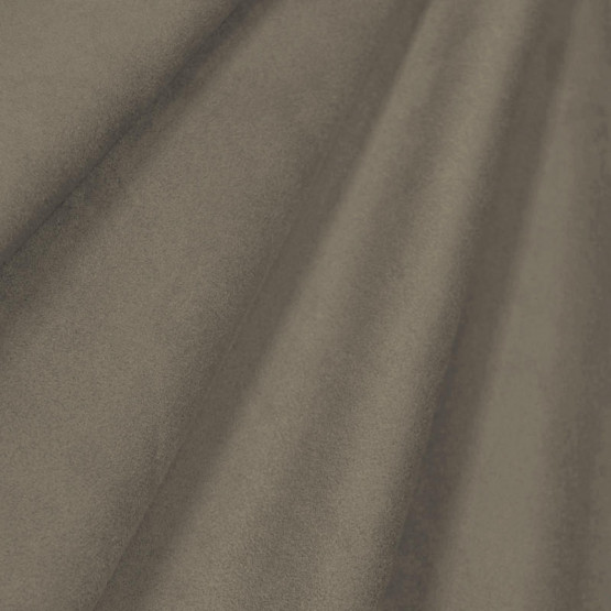 Tecido UltraSuede Liso Cinza Taupe Decoração Larg146cm 100%Poliester - 240gr/m². Conserv1-P/2-2/3-3/5-3/6-1 