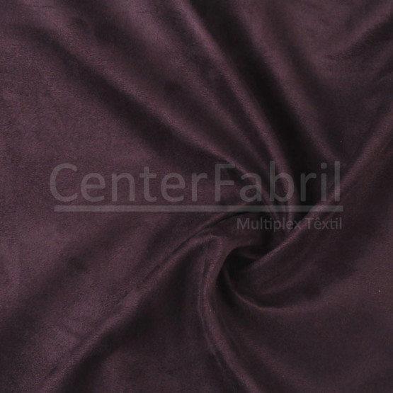 Tecido UltraSuede Liso Vinho Decoração Larg146cm 100%Poliester - 240gr/m². Conserv1-P/2-2/3-3/5-3/6-1 