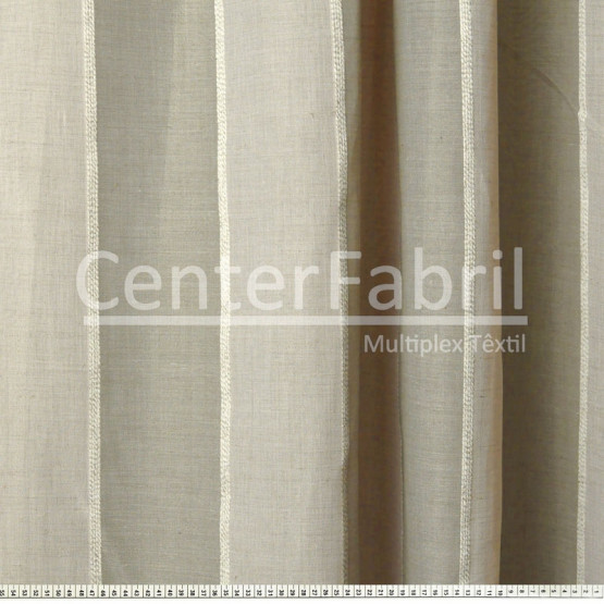 Tecido para Cortina Rustico Linho Trento Larg.290cm 67%Poliester/20%Linho/13%Algodão