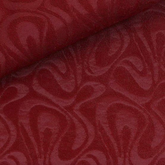 Tecido Jacquard Berlim Vinho Bordô Larg 145cm 100%Poliester 230gr/m2.Conserv1-M/2-2/3-3/5-4/6-8
