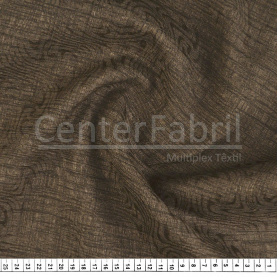 Tecido Jacquard Estampado Leve est linho Marrom Largura140cm 58%Algodão/42%Poliester . Conserv1-H/2-2/3-3/5-3/6-8
