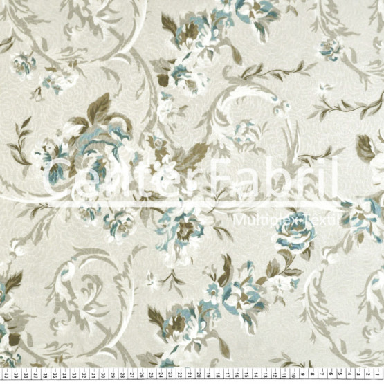 Lonita Jacquard Art Decor Alice Azul Karsten Larg.140cm 70% algodao/30%poliester