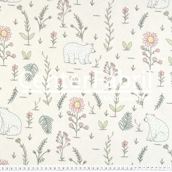 Lonita Jacquard Art Decor Urso C1 Karsten Larg.140cm 70% algodao/30%poliester