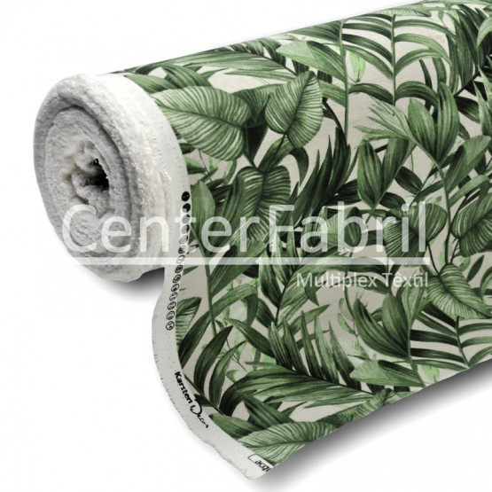Tecido Acquablock impermeável estampado Foli c1 Larg 1,40mt 72%Algodao/28%Poliester.Conserv1-P/2-2/3-3/5-2/6-8