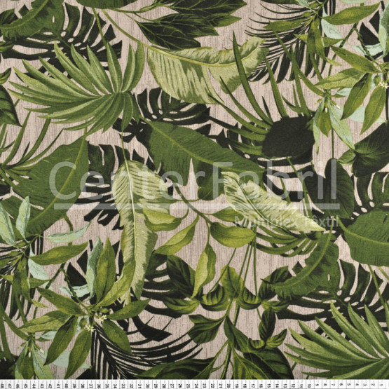 Tecido para Parede Wall Decor Jardim Vertical (Refilado) Larg.140cm 72% algodao/28%poliester de R$ 37,90 por