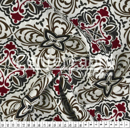 Tecido Jacquard Estampado Leve Largura140cm 58%Algodão/42%Poliester . Conserv1-H/2-2/3-3/5-3/6-8