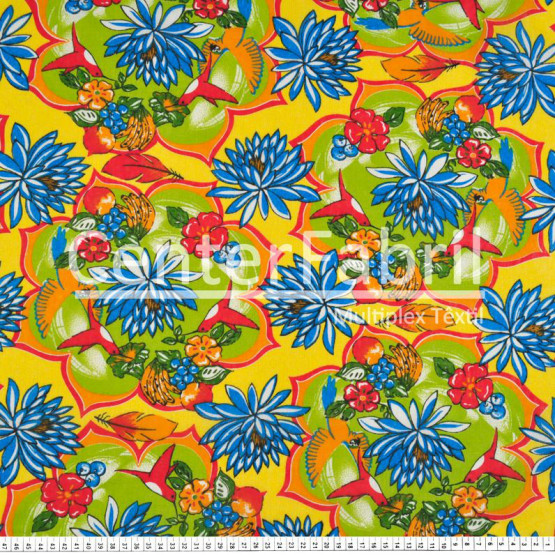 Chitão Estampado 100% algodão Larg.140cm