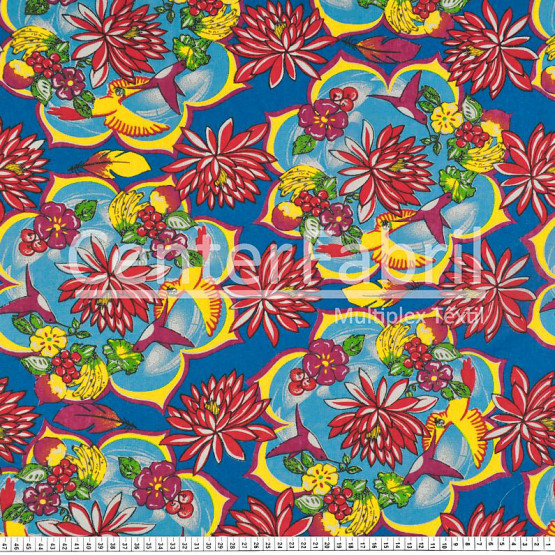 Chitão Estampado 100% algodão Larg.140cm