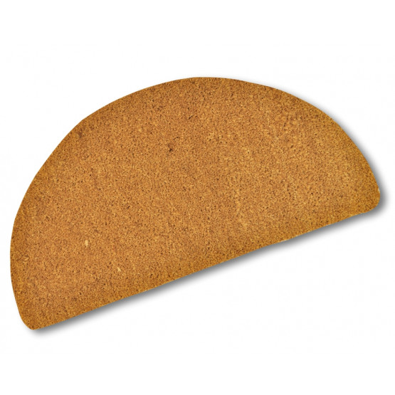Capacho fibra de coco Meia Lua Liso