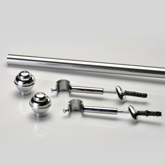 KIT VARÃO CROMADO 19mm com 2 metros