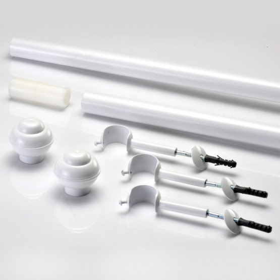 KIT VARÃO BRANCO 28mm com 3 metros