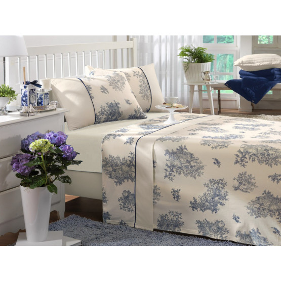 JGO.DUPLO MALHA CASAL ESPEC. ESTAMP 138x188x30/40cm ref.053 promo de R$329,80 por