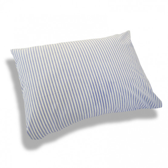 Fronha Listrada Azul para Travesseiro 50cmx70cm - Sisa