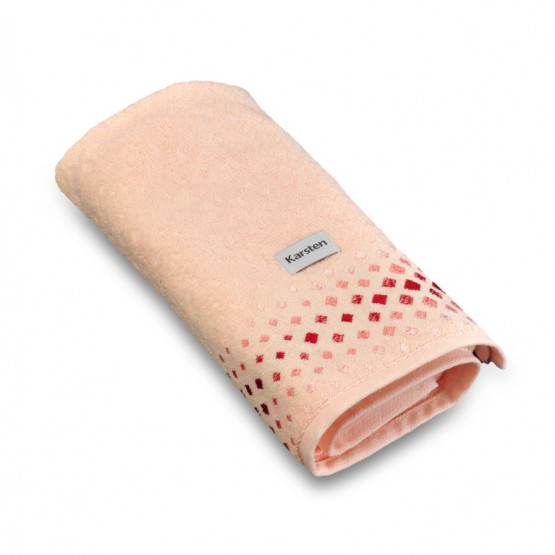 Toalha Rosto Brim Salmão 48x80cm cor 6010 95%Algodão/5%Poliester
