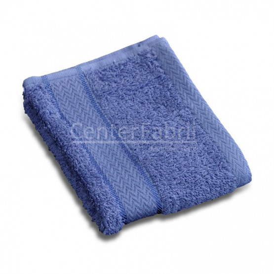 Toalha Lavabo Pamela Azul Royal 32cmx50cm 100% Algodão