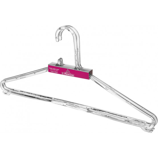 Cabide Adulto Cristal pack com 2 cabides ref.108