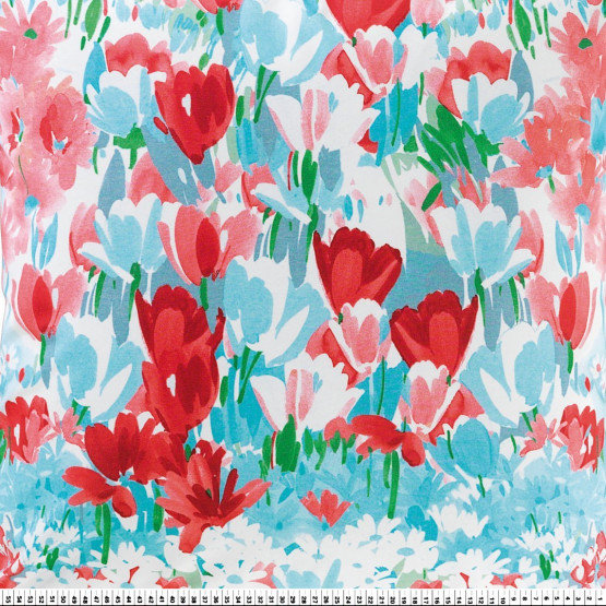 Tecido Acquablock impermeável estampado Sunshine c 1 Larg 1,40mt 72%Algodao/28%Poliester.Conserv1-P/2-2/3-3/5-2/6-8