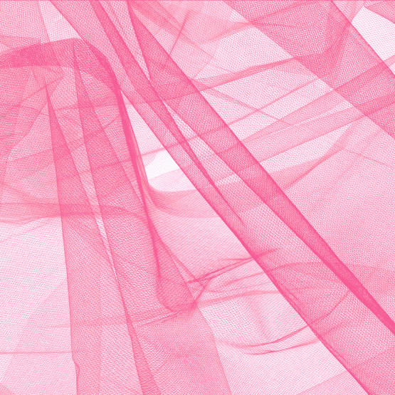 Tule Rosa Forte Largura 240cm 100% Poliamida