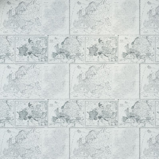 Tecido para Parede Wall Decor Mapa Larg.140cm 72% algodao/28%poliester de R$37,90 por