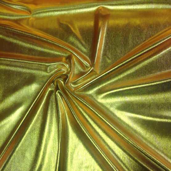 Tecido Lame Dourado Largura 140cm 100%Poliester Conserv1-P/2-2/3-3/5-4/6-8