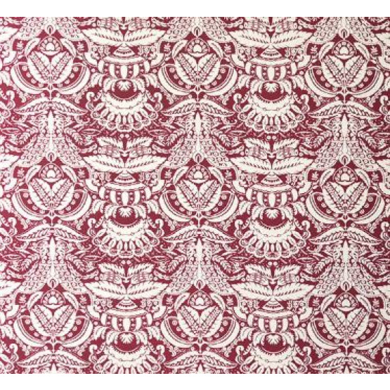 Tecido para Parede Wall Decor Airy Vermelho Larg.140cm 72% algodao/28%poliester de R$37,90 por