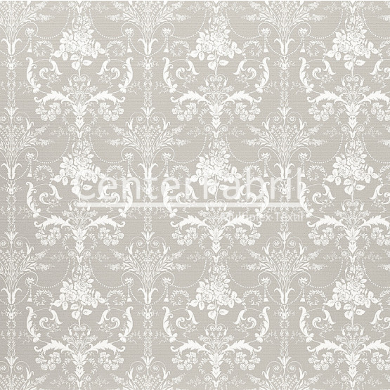 Tecido para Parede Wall Decor Dielle Cinza (Refilado) Larg.140cm 72% algodao/28%poliester de R$ 37,90 por