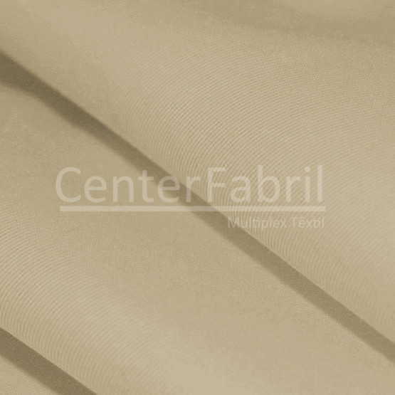 Tecido Brim Sarja Pesado Bege Profissional Largura de 160cm 100% algodão - 260gr/m²