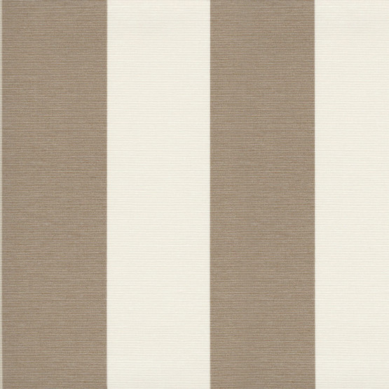 Tecido Aquatec Veneza - estampado Listrado Bege esc e Cru Larg 1,40mt 68%Algodao/32%Poliester