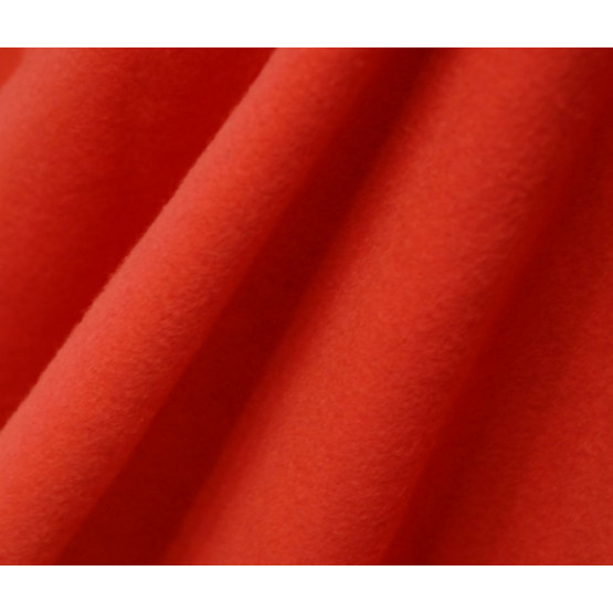Tecido Soft Fleece Liso Vermelho Larg 1,60mt 100% Poliester - Preço por metro
