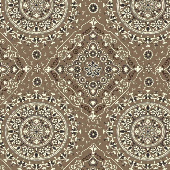 TECIDO ADESIVO Bandana Marrom 100%ALG 47cm x 1,00cm