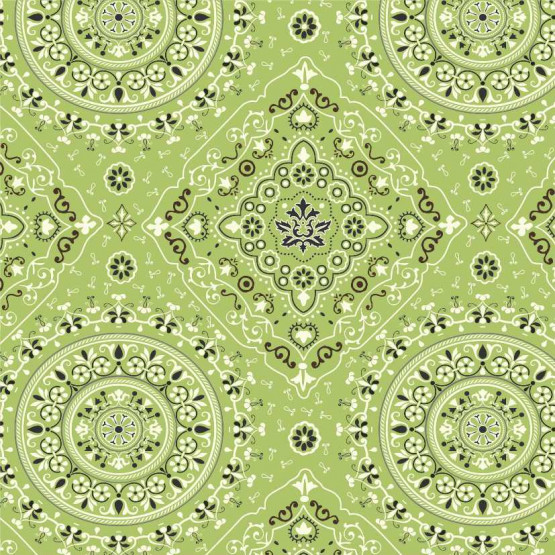 TECIDO ADESIVO Bandana Verde Abacate 100%ALG 47cm x 1,00cm