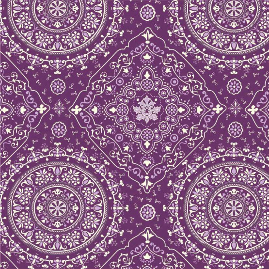 TECIDO ADESIVO Bandana Roxa 100%ALG 47cm x 1,00cm