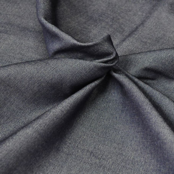 Tecido Bengaline Jeans Leve Lg 150cm c/Elastano 75%Viscose/20%Poliéster/5% Elastano - no urdume