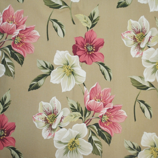 Lonita Bio Decor Aer Vermelho Karsten estampada Larg.140cm 100% algodão